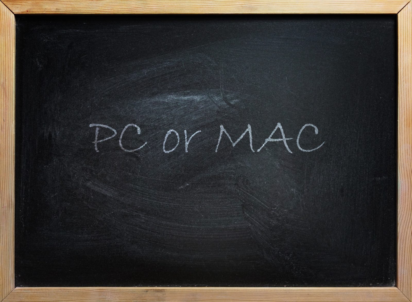 Windows versus Mac, ein altes Thema gerade top aktuell